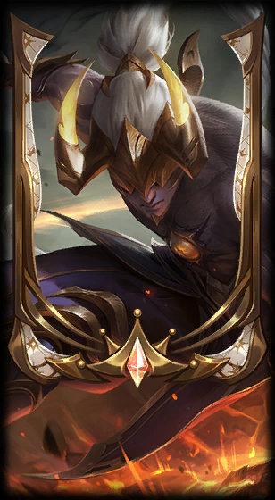 Prestige Nightbringer Lee Sin (2022) loading screen from the Classic client