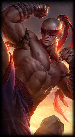 Muay Thai Lee Sin loading screen from the Classic client