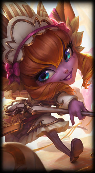Cafe Cuties Lulu loading screen from the Classic client