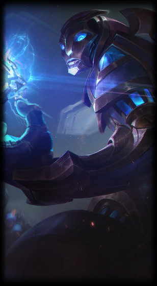 Hextech Malzahar loading screen from the Classic client