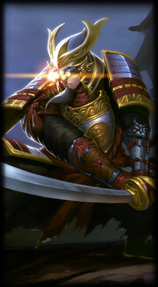 Samurai Yi loading screen from the Classic client