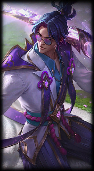 Prestige Spirit Blossom Master Yi loading screen from the Classic client