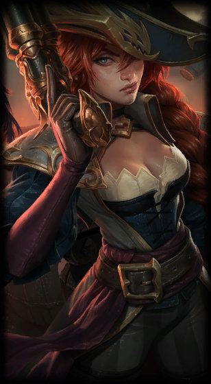 Captain Fortune loading screen from the Classic client