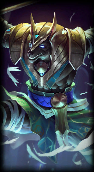 Nasus loading screen from the Classic client