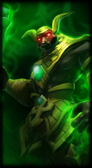 Classic Nasus loading screen from the Classic client