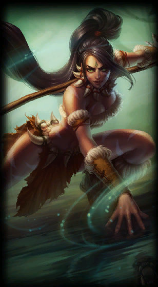 Nidalee loading screen from the Classic client