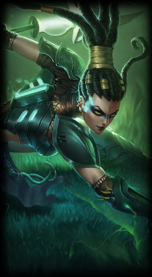 Headhunter Nidalee loading screen from the Classic client