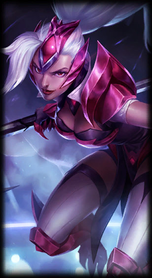 Challenger Nidalee loading screen from the Classic client