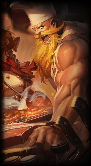 Butcher Olaf loading screen from the Classic client