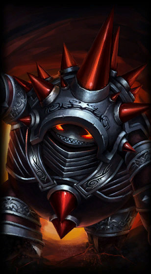 Chrome Rammus loading screen from the Classic client