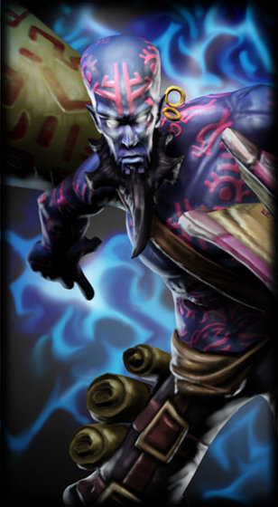 Classic Ryze loading screen from the Classic client