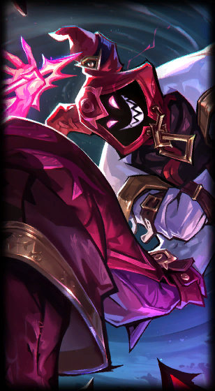 Soul Fighter Shaco loading screen from the Classic client