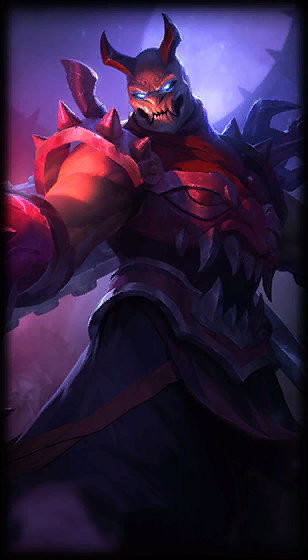 Blood Moon Shen loading screen from the Classic client