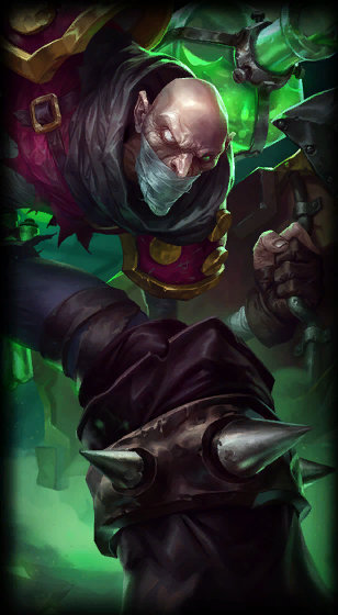 Singed loading screen from the Classic client