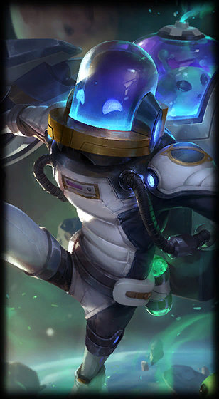 Astronaut Singed loading screen from the Classic client