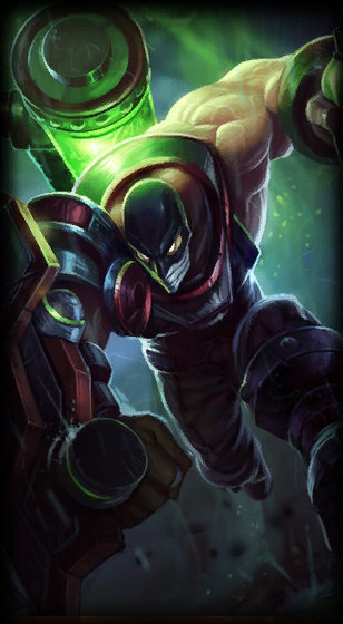 Augmented Singed loading screen from the Classic client