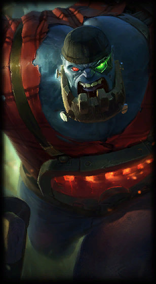 Lumberjack Sion loading screen from the Classic client