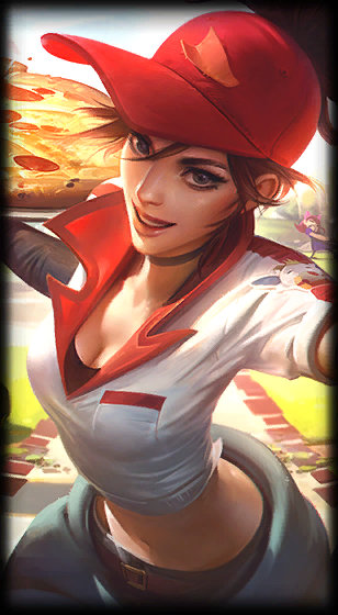 Pizza Delivery Sivir loading screen from the Classic client