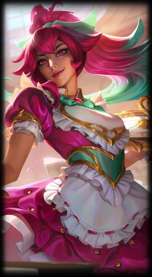Cafe Cuties Sivir loading screen from the Classic client