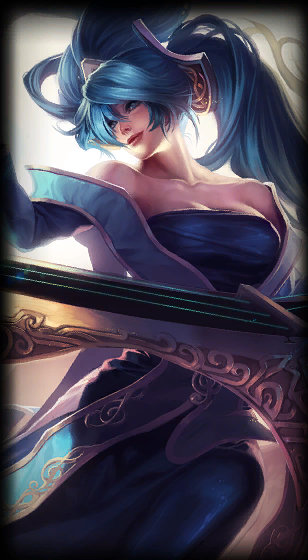 Sona loading screen from the Classic client