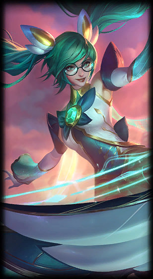 Star Guardian Sona loading screen from the Classic client