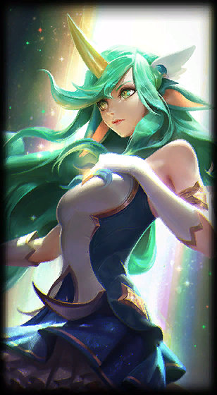 Star Guardian Soraka loading screen from the Classic client