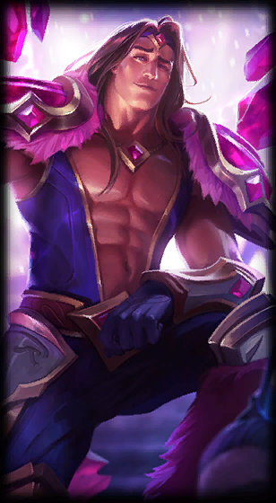 Armor of the Fifth Age Taric loading screen from the Classic client