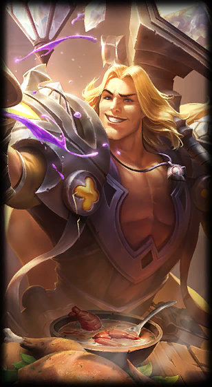 Taric Luminshield loading screen from the Classic client