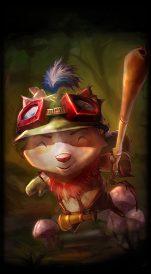 Classic Teemo loading screen from the Classic client