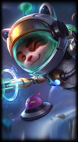 Astronaut Teemo loading screen from the Classic client