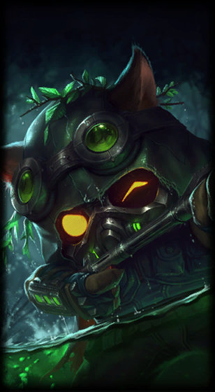 Omega Squad Teemo loading screen from the Classic client