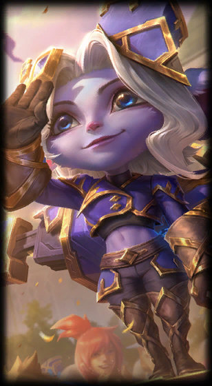 Hextech Tristana loading screen from the Classic client