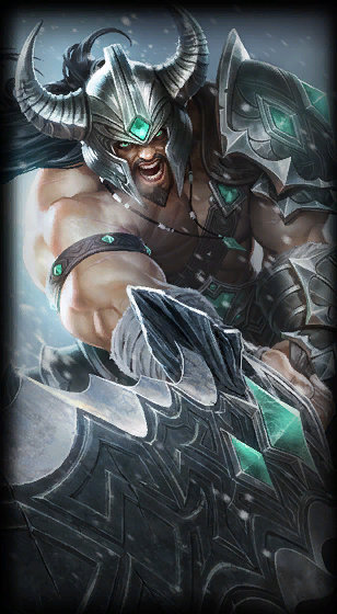 Tryndamere loading screen from the Classic client