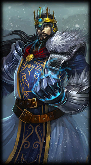 King Tryndamere loading screen from the Classic client