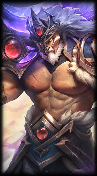 Victorious Tryndamere loading screen from the Classic client