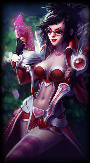 Heartseeker Vayne loading screen from the Classic client
