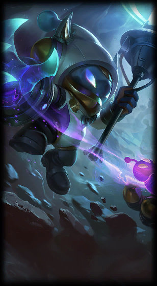 Astronaut Veigar loading screen from the Classic client