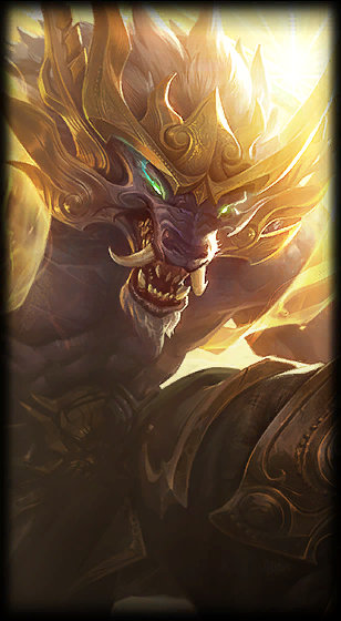 Lunar Guardian Warwick loading screen from the Classic client