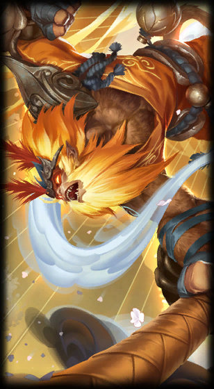 Radiant Wukong loading screen from the Classic client