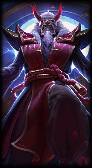 Blood Moon Zilean loading screen from the Classic client